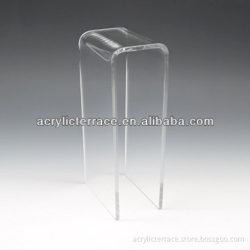 Modern acrylic pedestal for advertising